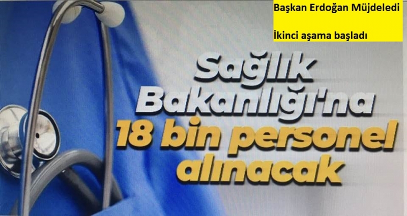 Sağlık Bakanı Memişoğlu duyurdu: 18 bin yeni sağlık personeli alınacak
