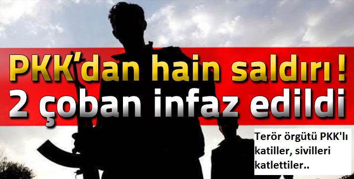 Şırnak'ta PKK'lı teröristler kaçırdıkları iki çobanı öldürdü.