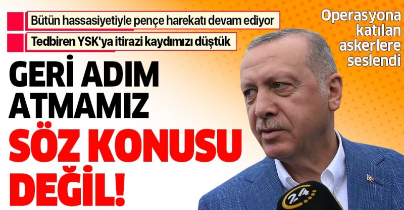 Son dakika: Başkan Erdoğan: S-400'de geri adım atmamız söz konusu değil.