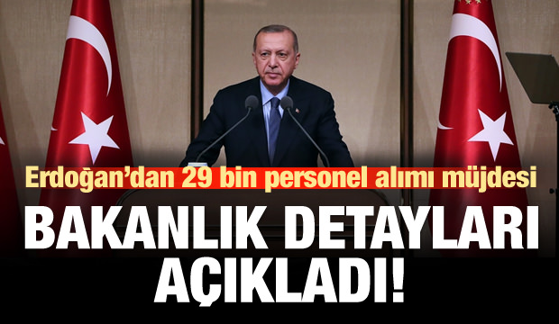 Başkan Recep Tayyip Erdoğan'dan sağlık çalışanlarına istihdam müjdesi.