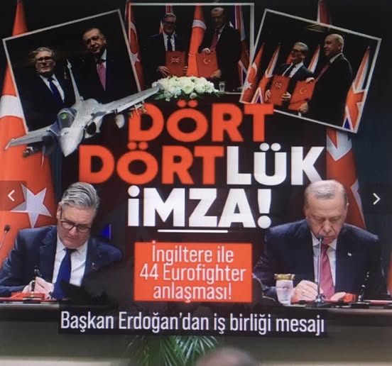 Son dakika: Beştepe'de tarihi imza: İngiltere ile Eurofighter anlaşması imzalandı! Başkan Erdoğan'dan iş birliği mesajı