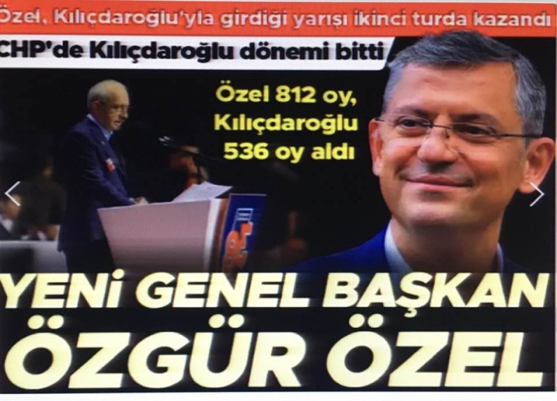 Son dakika! CHP'de yeni başkan Manisalı Özgür Özel