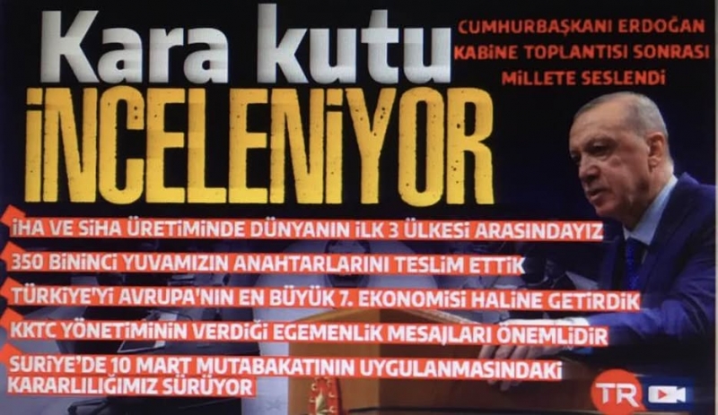 Son dakika... Cumhurbaşkanı Erdoğan başkanlığında toplanan Kabine Toplantısı sona erdi