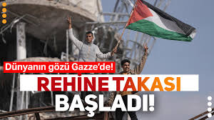 SON DAKİKA | Dünyanın gözü Gazze'de! Takas başladı: Kızılhaç rehineleri İsrail'e teslim etti