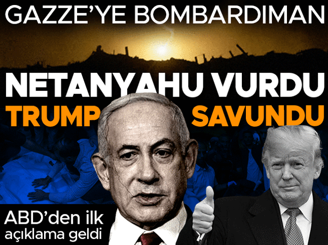 Son dakika haberi... İsrail ateşkesi yok saydı, Gazze'ye saldırdı! Trump'tan ilk açıklama geldi