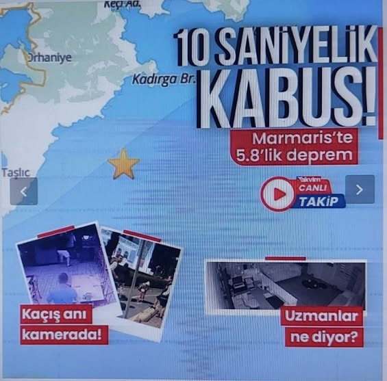 Son dakika | Muğla'da 5.8 büyüklüğünde deprem! İzmir, Aydın, Manisa ve Antalya'dan da hissedildi  