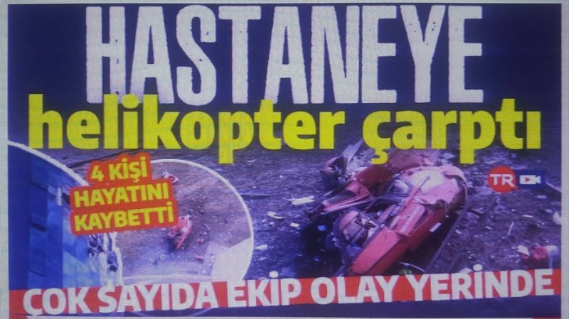 Son dakika! Muğla'da hastaneye çarpan helikopter düştü: 4 personel hayatını kaybetti...