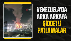 Son dakika... Venezuela'da şiddetli patlamalar! Başkent Karakas'tan ilk görüntüler