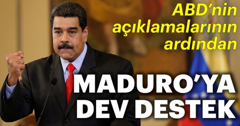 Son dakika... ABD'nin Maduro kararı dünyayı karıştı! İşte Maduro'ya destek veren ülkeler.
