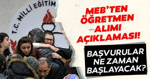 Sözleşmeli öğretmen alımı için başvurular ne zaman başlayacak? MEB 20 bin sözleşmeli öğretmen alımı son durum ne?
