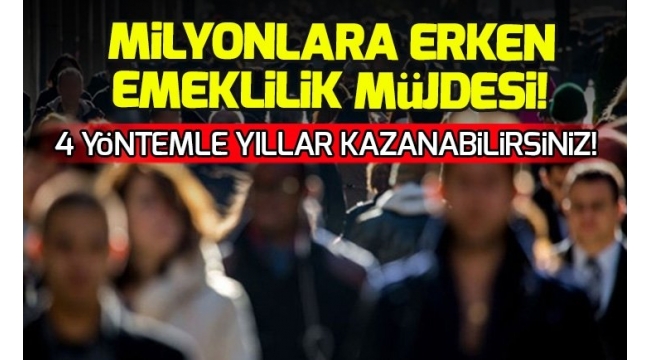 SSK Bağkur erken emeklilik şartları neler? Yıpranma payı askerlik borçlanması doğum borçlanması nasıl yapılır?.