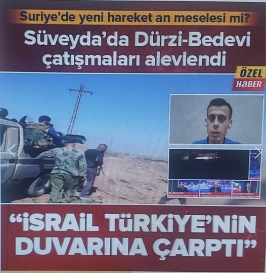 Suriye'de yeni harekat an meselesi mi? Dürzi isyanında son durum:Türkiye İsrail'i durdurdu