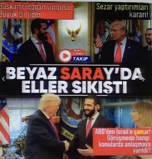 Trump’tan Şara ile görüşmenin ardından Başkan Erdoğan’a övgü: Büyük bir lider