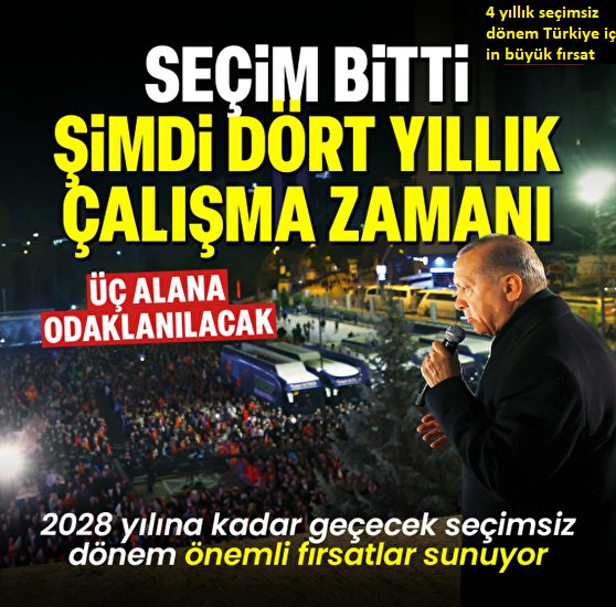 Türkiye 4 yıllık bir döneme girdi | Türkiye Yüzyılı'nda yatırımlar ve dev projeler hızlanacak! Türksat 6A, Süper Hızlı Tren...