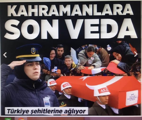 Türkiye kahraman şehitlerini uğurluyor... 20 şehidimize son veda 