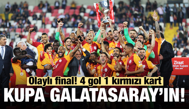 Türkiye Kupası'nda 23. kez final oynayan Galatasaray kupayı 18. kez müzesine götürdü.