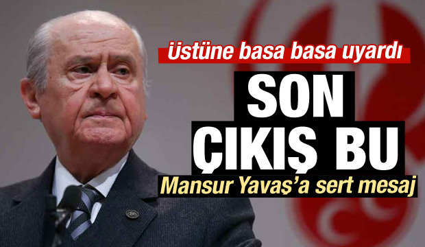 YA BEKA YA BELA
MHP Lideri Bahçeli, 