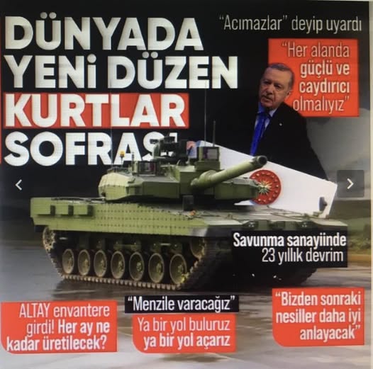 'Yeni Altay' tankı TSK envanterine girdi! Cumhurbaşkanı Erdoğan: Yeni dönemin kapısı aralanacak