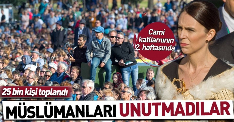 Yeni Zelanda: Christchurch cami saldırılarında yaşamını yitirenler için ulusal anma töreni düzenlendi.