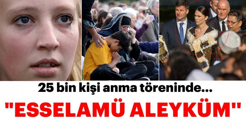 Yeni Zelanda: Christchurch cami saldırılarında yaşamını yitirenler için ulusal anma töreni düzenlendi.