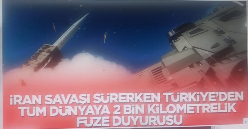 2 bin kilometre menzilli yerli füze geliyor... Bakan Kacır: Türk milletine zarar vermeyi kimse aklından bile geçiremeyecek