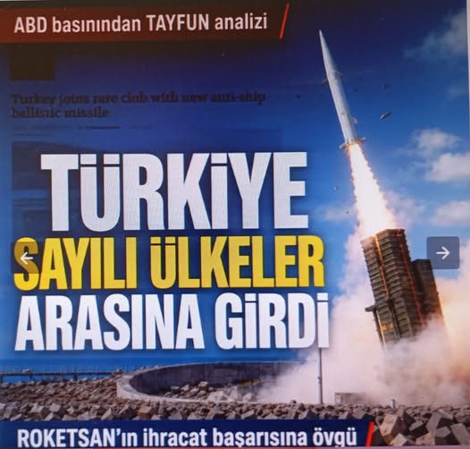 ABD basınından TAYFUN analizi: Türkiye hareketli deniz hedeflerini vurabilen sayılı ülkeler arasında
