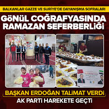 AK Parti’den gönül köprüsü! Balkanlar Gazze ve Suriye'de Ramazan sofraları kuruldu 