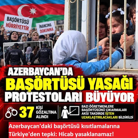 Azerbaycan’daki başörtüsü yasağına Türkiye'deki bazı STK'lardan tepki: İnanç bir engel değil haktır