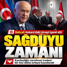 Bahçeli'den Türkiye-Azerbaycan kardeşliğine vurgu: Nifak tohumlarına izin verilmemeli