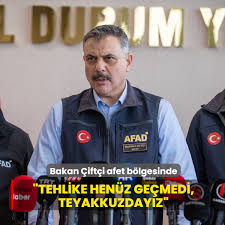 Bakan Çiftçi: Sakarya'da tehlike geçmedi, teyakkuz sürüyor