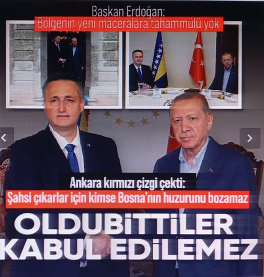 Başkan Erdoğan Becirovic’i ağırladı: Bölgenin yeni maceralara tahammülü yok