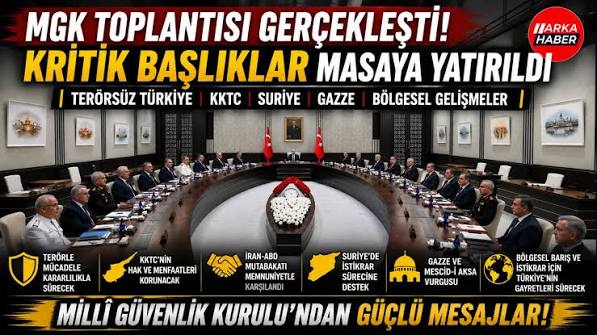 Başkan Erdoğan liderliğindeki MGK toplantısı sona erdi! Terörsüz Türkiye ve güvenlik başlıkları masada