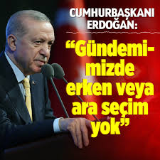 Başkan Erdoğan tartışmalara son noktayı koydu: Erken ya da ara seçim gündemimizde yok