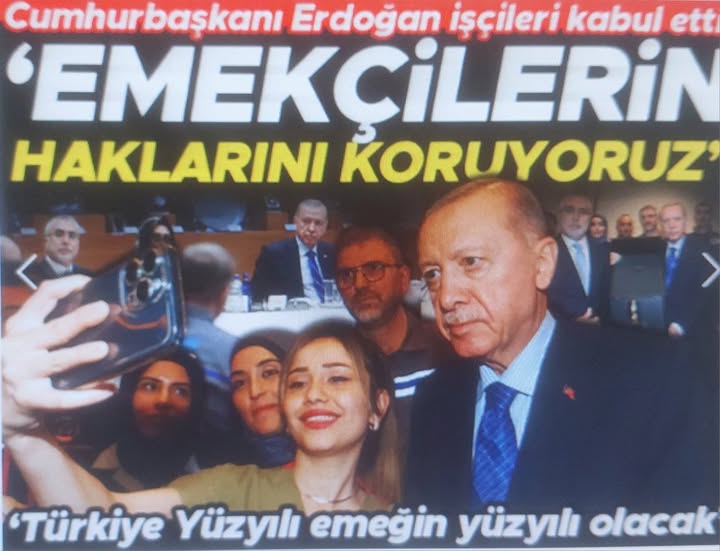 Başkan Erdoğan: Türkiye Yüzyılı, emek ve alın terinin yüzyılı olacak