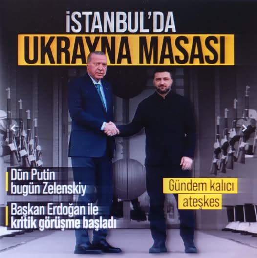 Başkan Erdoğan'dan barış için yoğun mesai! Ukrayna lideri Zelenskiy ile İstanbul'da görüşüyor.
 Giriş Tarihi:
04 Nisan 2026 14:14
Son Güncelleme:
04 Nisan 2026 16:25
