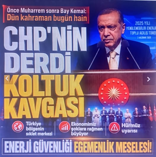 Başkan Erdoğan'dan CHP yorumu: Yaşananlar muhalefetin iç meselesi