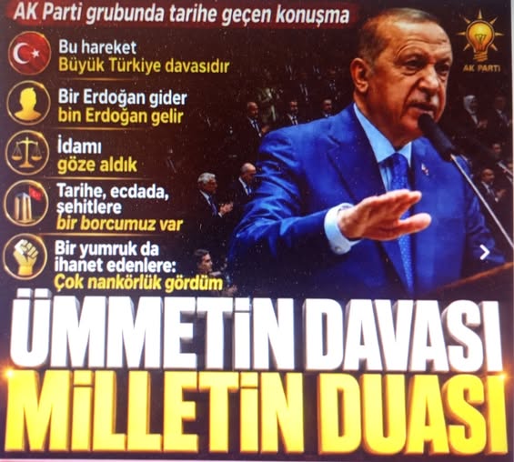 Başkan Erdoğan'dan tarihi mesaj: Bu dava için bin Erdoğan gelir