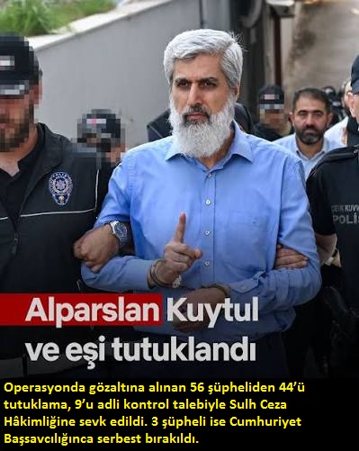 Din istismarına af yok! Suç örgütü lideri Alparslan Kuytul ve eşi tutuklandı 