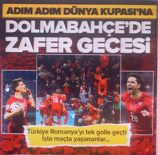 Dünya Kupası yolunda dev galibiyet! Türkiye Romanya’yı tek golle geçti