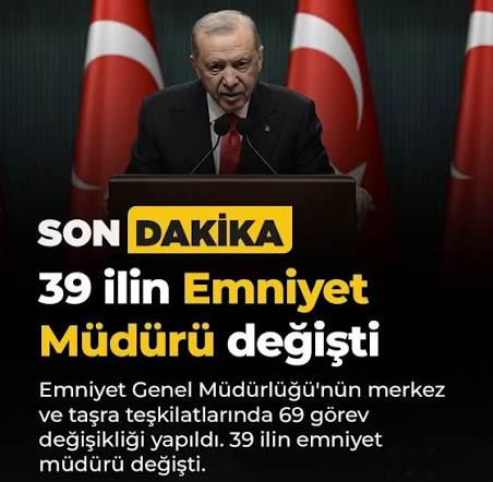 Emniyet Müdürlüğü atamaları Resmi Gazete'de! 24 isim merkeze çekildi | İşte o liste