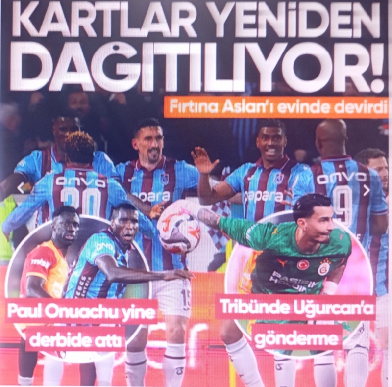 Fırtına lideri devirdi: Kritik 3 puan sonrası ligde ikinci sıraya yerleşti