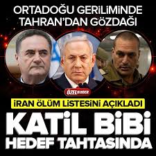 İran ölüm listesini açıkladı! Katil Bibi dahil 7 üst düzey yönetici hedefte: 