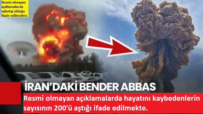 İran’ın Bender Abbas kentindeki Şahid Recai limanında eşzamanlı dört büyük patlama meydana geldi. Resmi olmayan açıklamalarda sabotaj olduğu