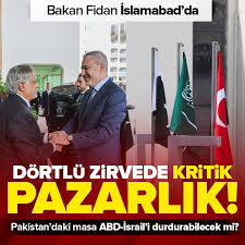 İslamabad'da 4'lü barış zirvesi! Bakan Fidan'dan kritik temaslar