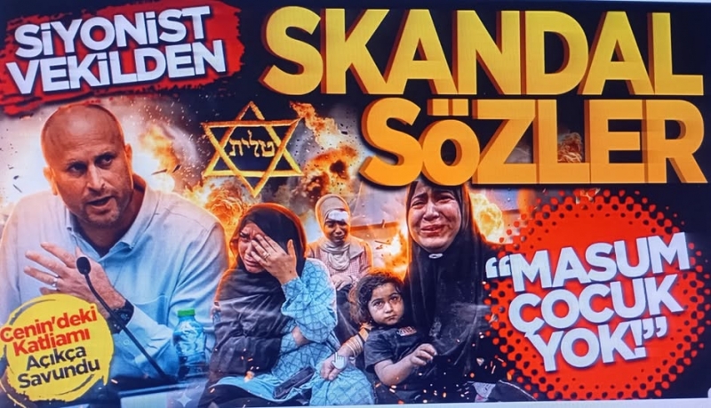 .İsrailli aşırı sağcı vekil, Filistinli çocukların öldürülmesini savundu