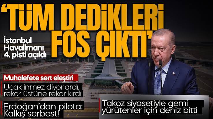  İstanbul Havalimanı'na 4. ana pist! Başkan Erdoğan'dan net mesaj: Türkiye, sivil havacılıkta şampiyonlar ligine çıktı