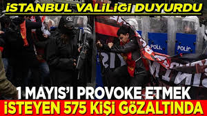 İstanbul'da izinsiz 1 Mayıs gösterilerine polis müdahale etti: 575 kişi gözaltına alındı | 15 Temmuz Şehitler Köprüsü'nü kapatmaya çalıştılar