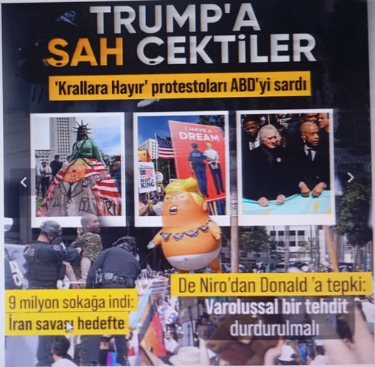 'Krallara Hayır' protestoları ABD'yi sardı: Hedefte Trump var 