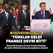 Macron'dan Türkiye itirafı: Fransa'nın devri o kıtada bitti
