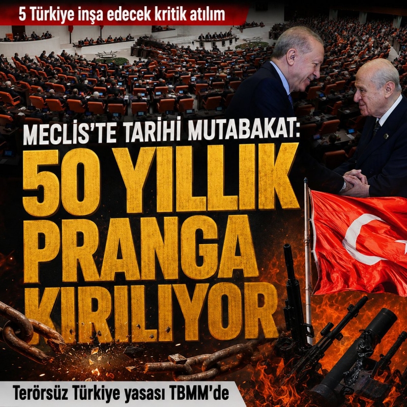 Meclis’te tarihi mutabakat: 50 yıllık pranga kırılıyor! 5 Türkiye inşa edecek kritik atılım